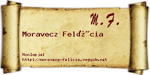 Moravecz Felícia névjegykártya